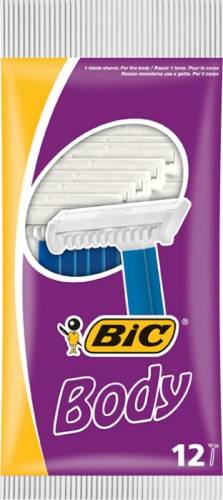 Bic Body Tek Bıçaklı Banyo Vücut Tıraş Bıçağı 12'li Poşet - 0