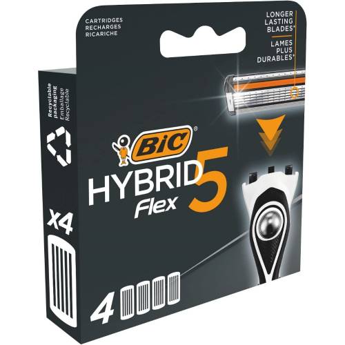 Bic Hybrid Flex 5 Tıraş Bıçağı 1 Sap + 6 Yedek Başlık - 5