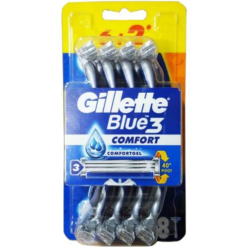 Gillette Blue3 Comfort 6+2 Tıraş Bıçağı - 0
