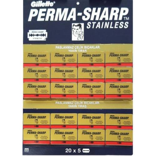 Perma-Sharp Stainless Tıraş Bıçağı 5-10 Paket Seçenekli - 0