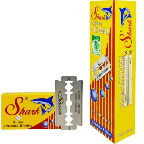 Shark Super Chrome Tıraş Bıçağı 1 Paket/100 Adet Jilet - 0