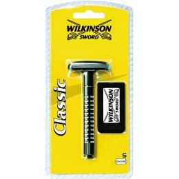 Wilkinson Classic Tıraş Makinesi + 5 Adet Wilkinson Sword Tıraş Bıçağı Seti