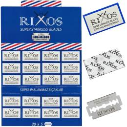 RIXOS Super Stainless Blades 1 Paket/100 Adet Tıraş Bıçağı - Tüm Jilet