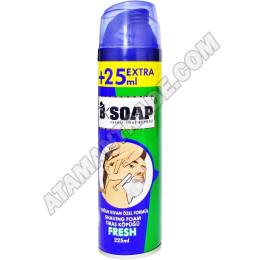 B SOAP Fresh Kremli Tıraş Köpüğü 225 ml