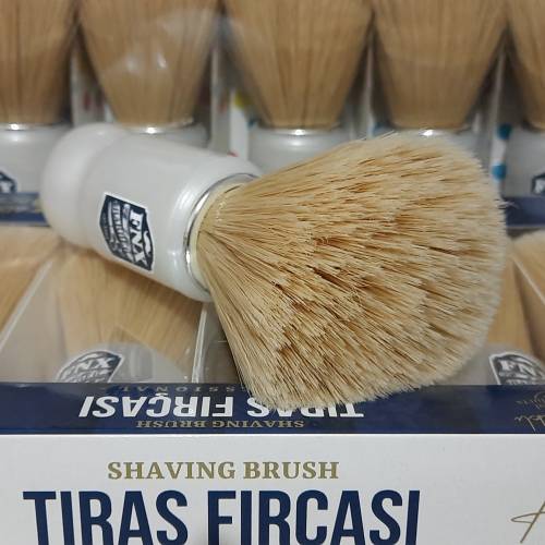 FNX Tıraş Fırçası Beyaz Plastik Saplı Büyük Boy - 3