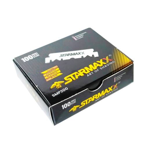 Starmaxx Xxtra Superior Platinum Tek Taraflı Ustura Berber Tıraş Bıçağı 100 Adet Jilet - 0