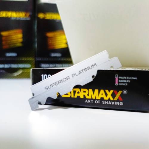 Starmaxx Xxtra Superior Platinum Tek Taraflı Ustura Berber Tıraş Bıçağı 100 Adet Jilet - 1